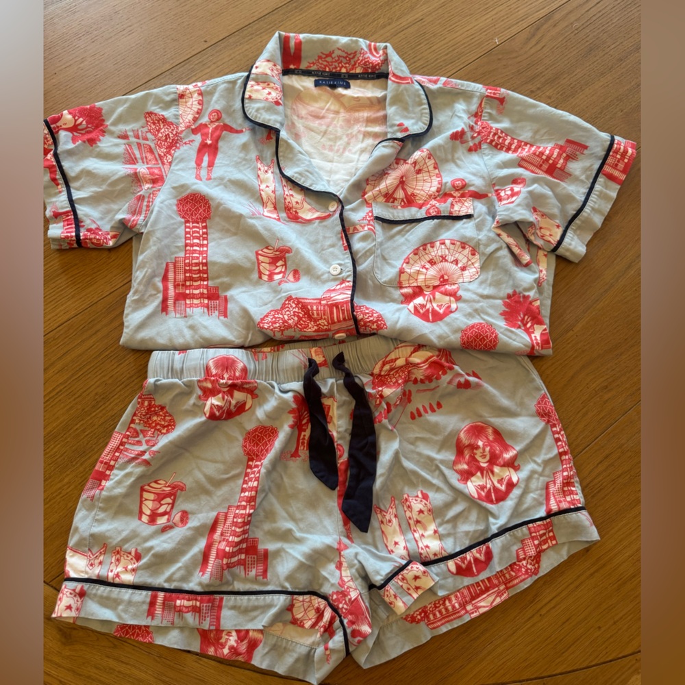 Katie Kime Two-Piece Dallas Sleep Set